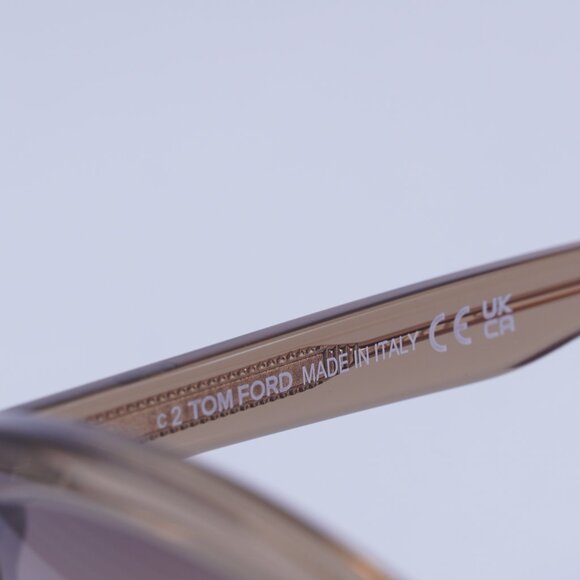 Tom Ford Isabella-02 FT0915 45G Sunglasses Brown Cat Eye Frame, Brown Lenses - Picture 8 of 10